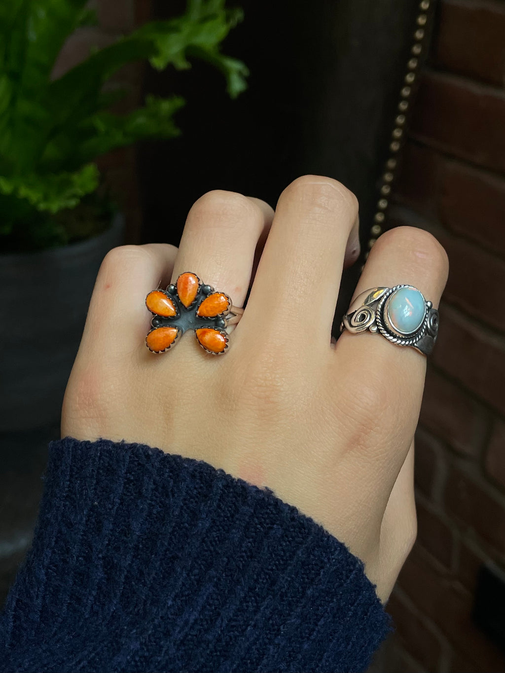 Spiny Oyster Naja Ring Size 9 | 925 Sterling Silver G192