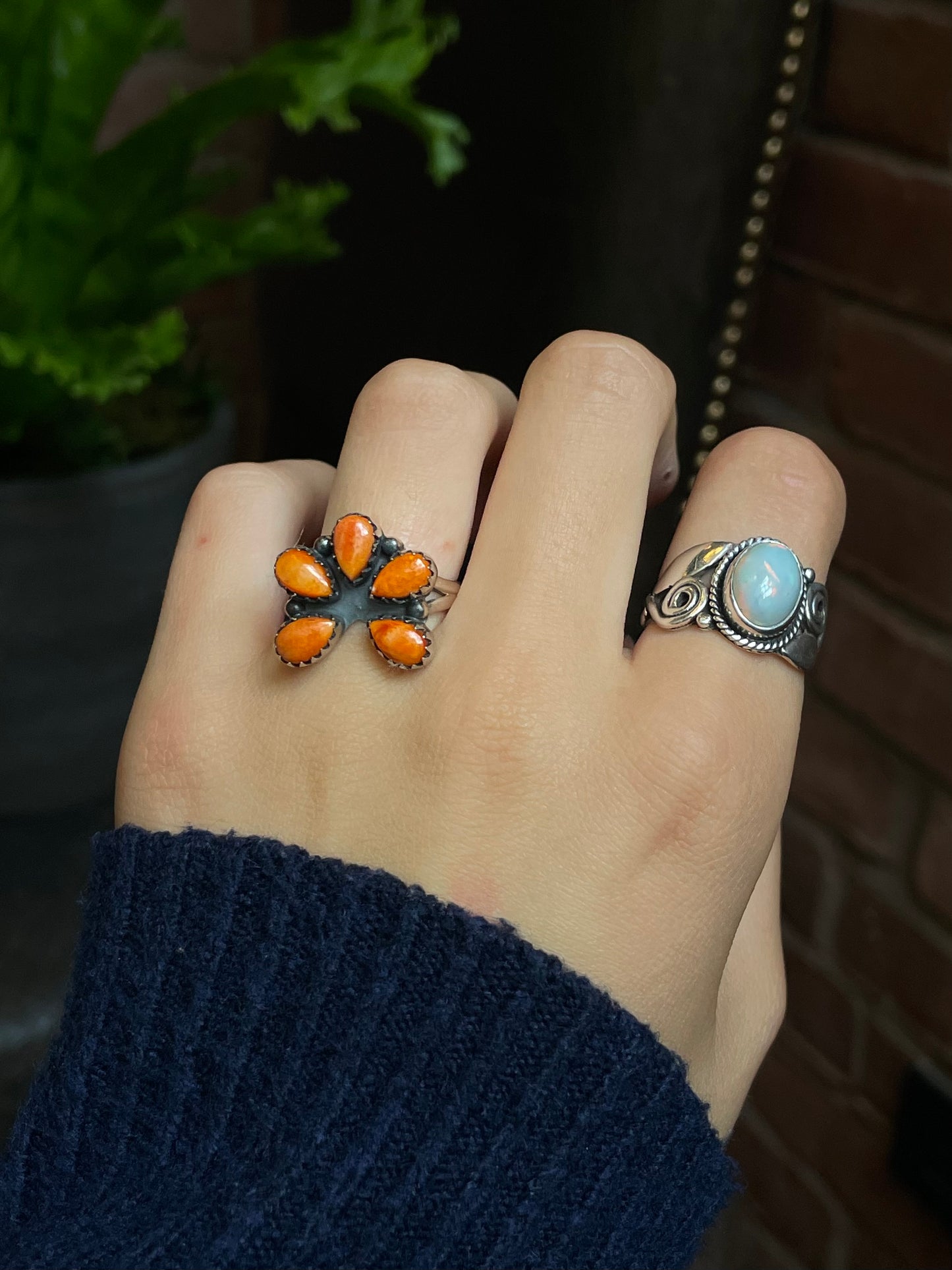 Spiny Oyster Naja Ring Size 9 | 925 Sterling Silver G192