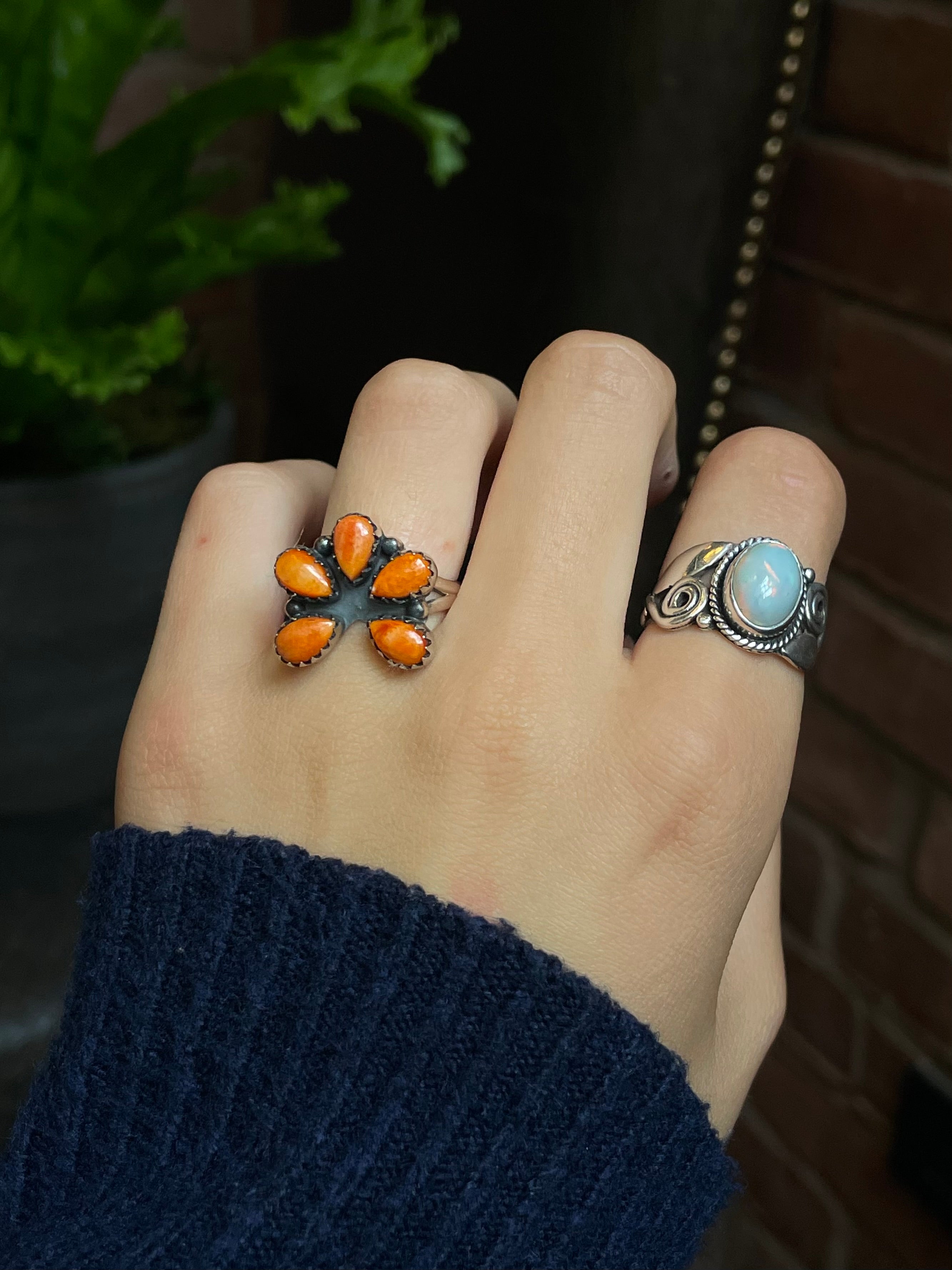 Spiny Oyster Naja Ring Size 9 | 925 Sterling Silver G192