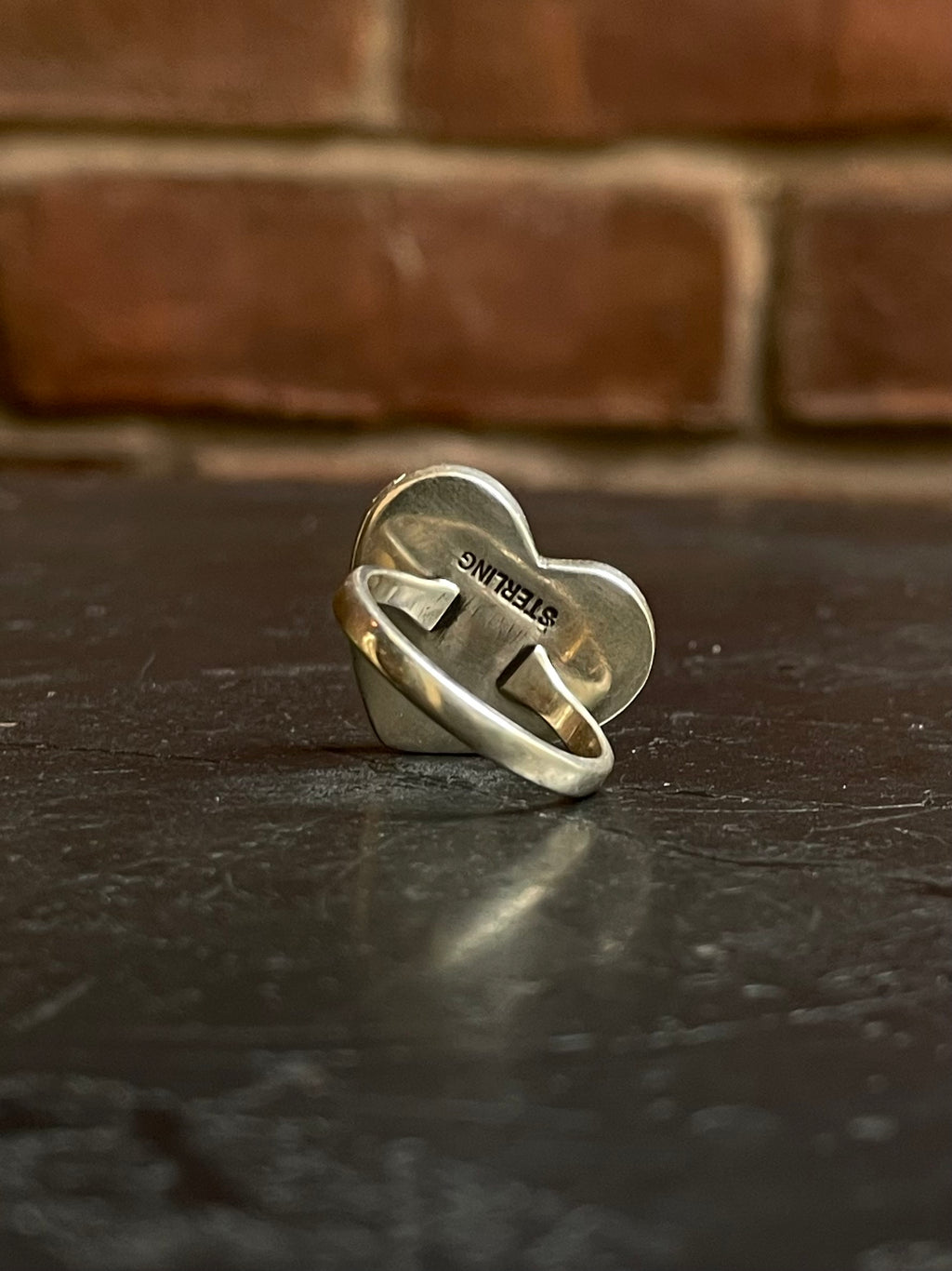 Turquoise Heart Ring Size 6.75 | 925 Sterling Silver G293