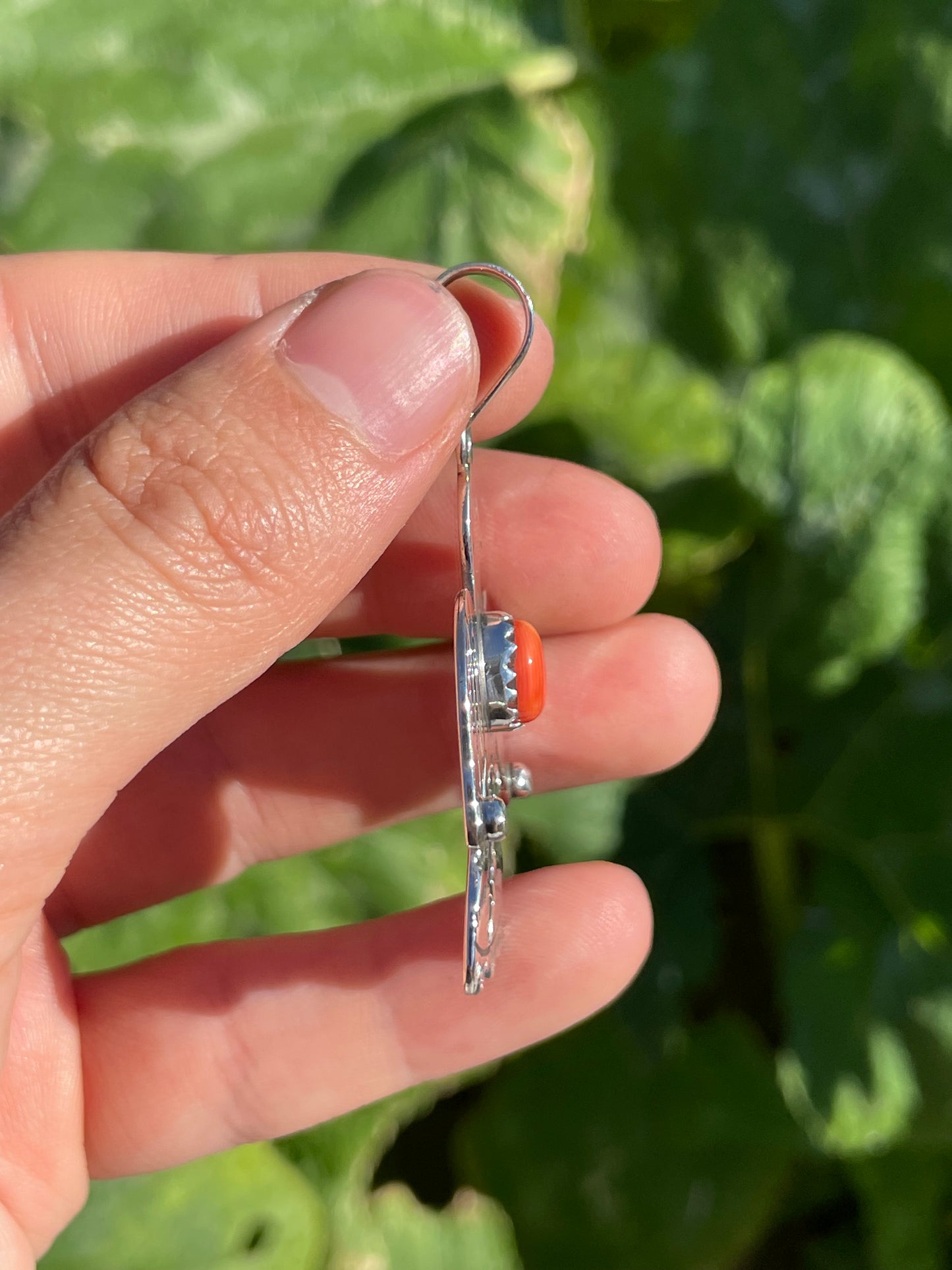 Spiny Oyster Thunderbird Pendant | Sterling Silver 925 B431