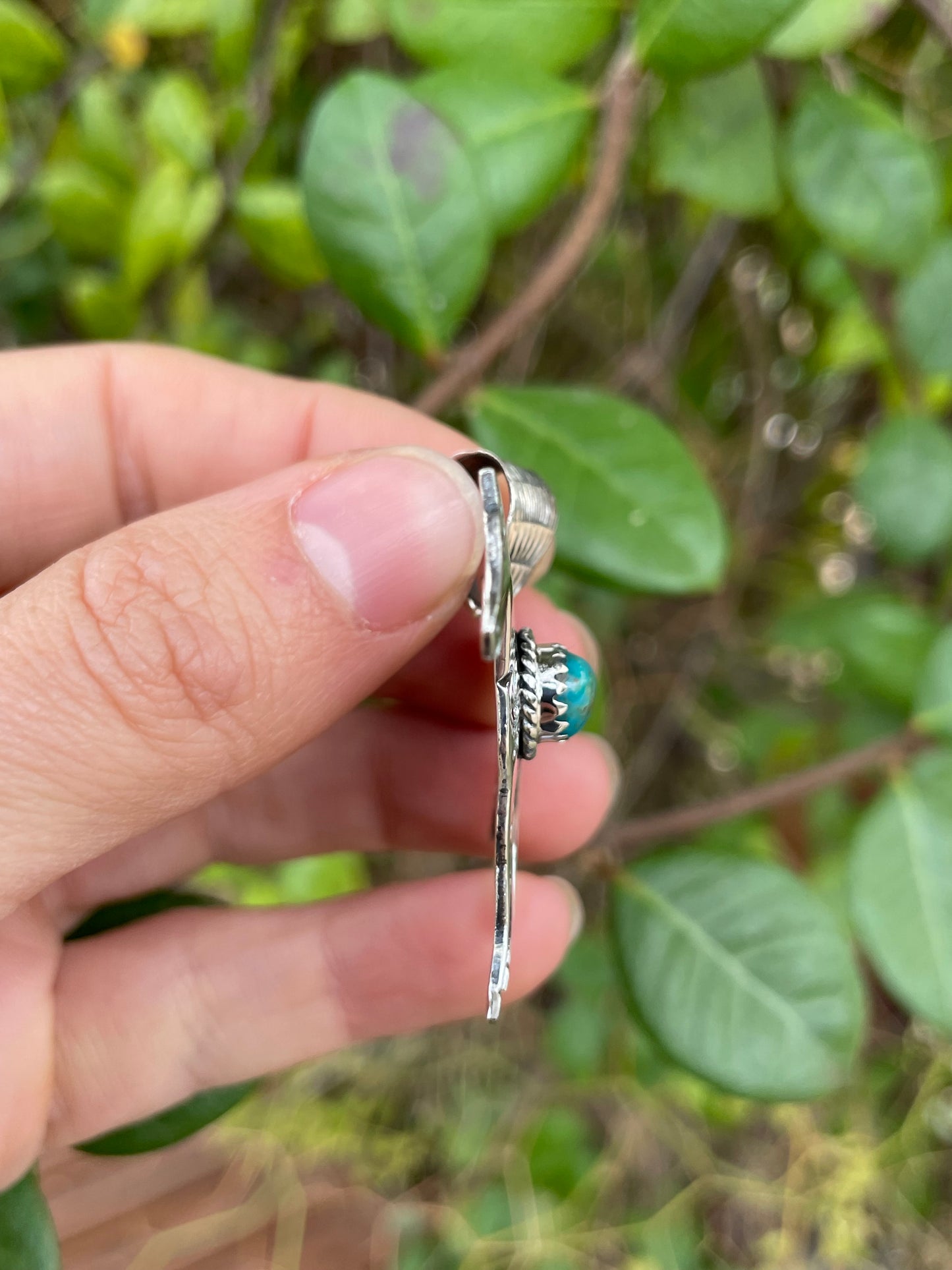 Turquoise Horse Pendant | 925 Sterling Silver B980