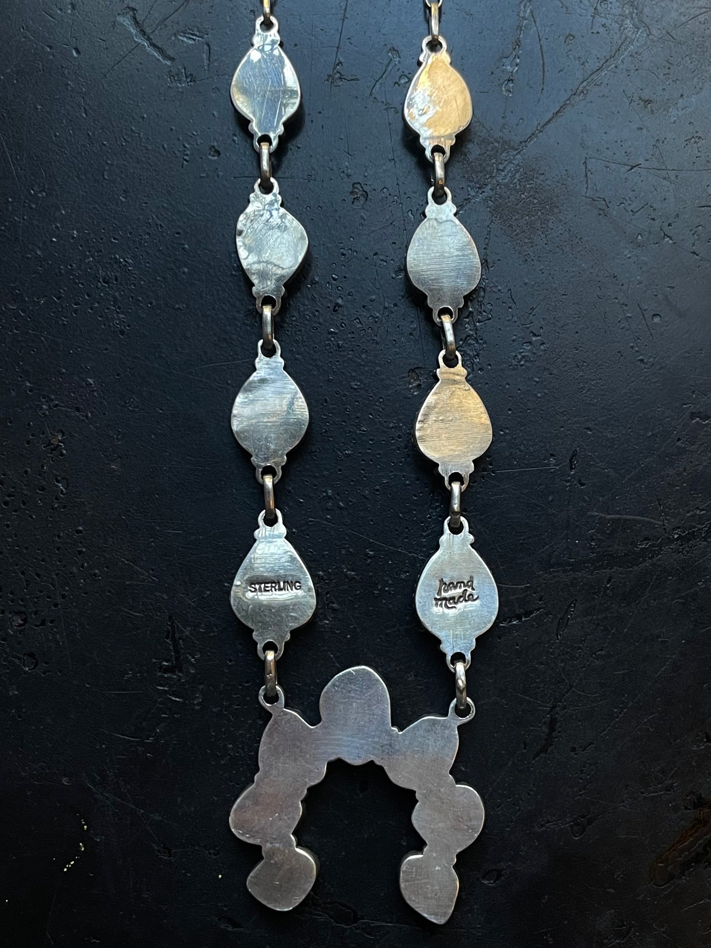 Kingman Turquoise Naja Necklace | 925 Sterling Silver G397