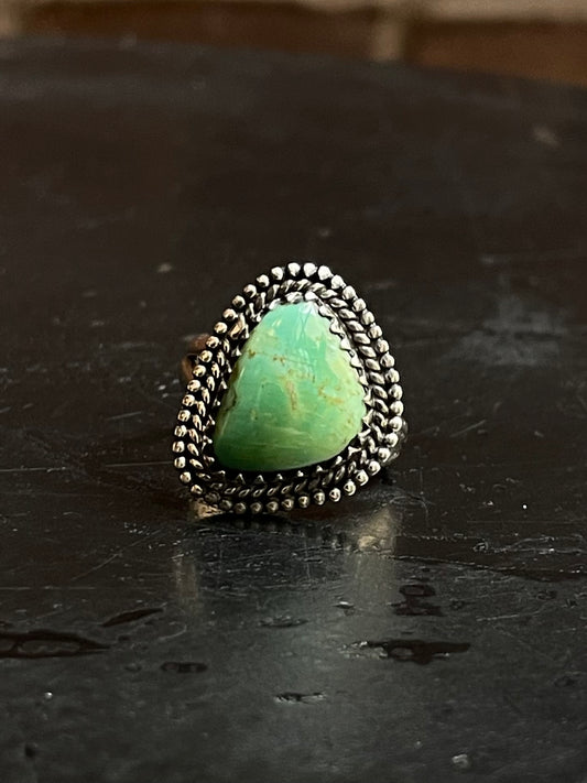 Kingman Turquoise Ring Size 7| 925 Sterling Silver Southwest E124