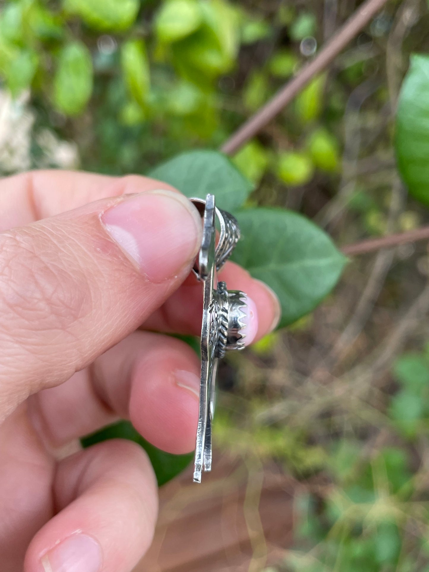 Pink Conch Horse Pendant | 925 Sterling Silver B982