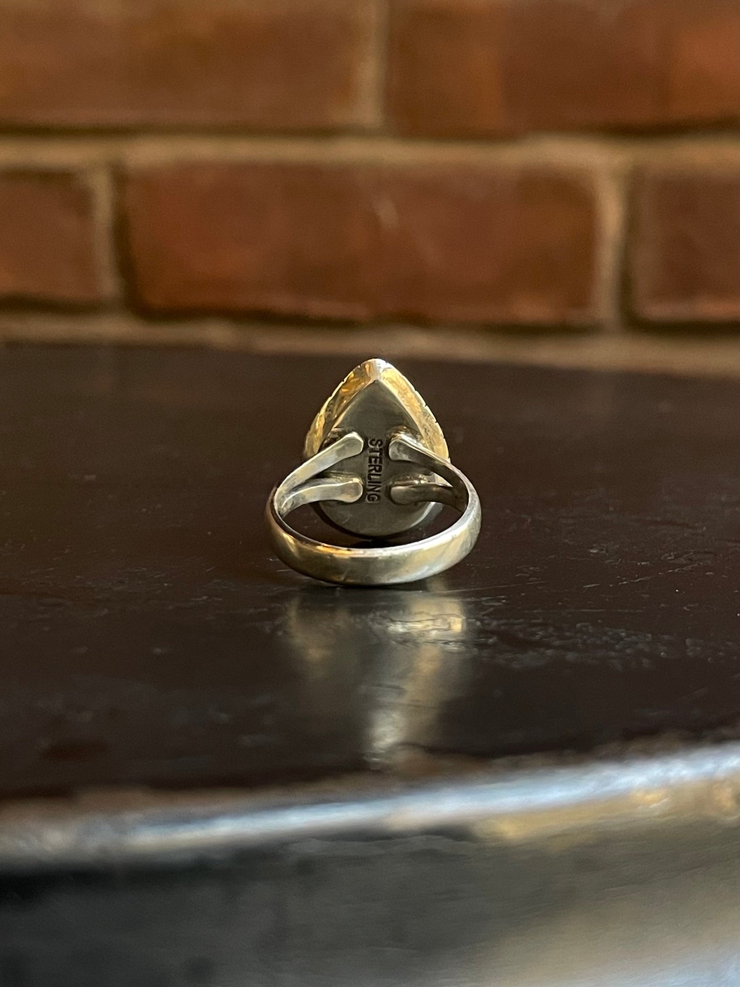 Pink Conch Ring Size 7 | 925 Sterling Silver G111