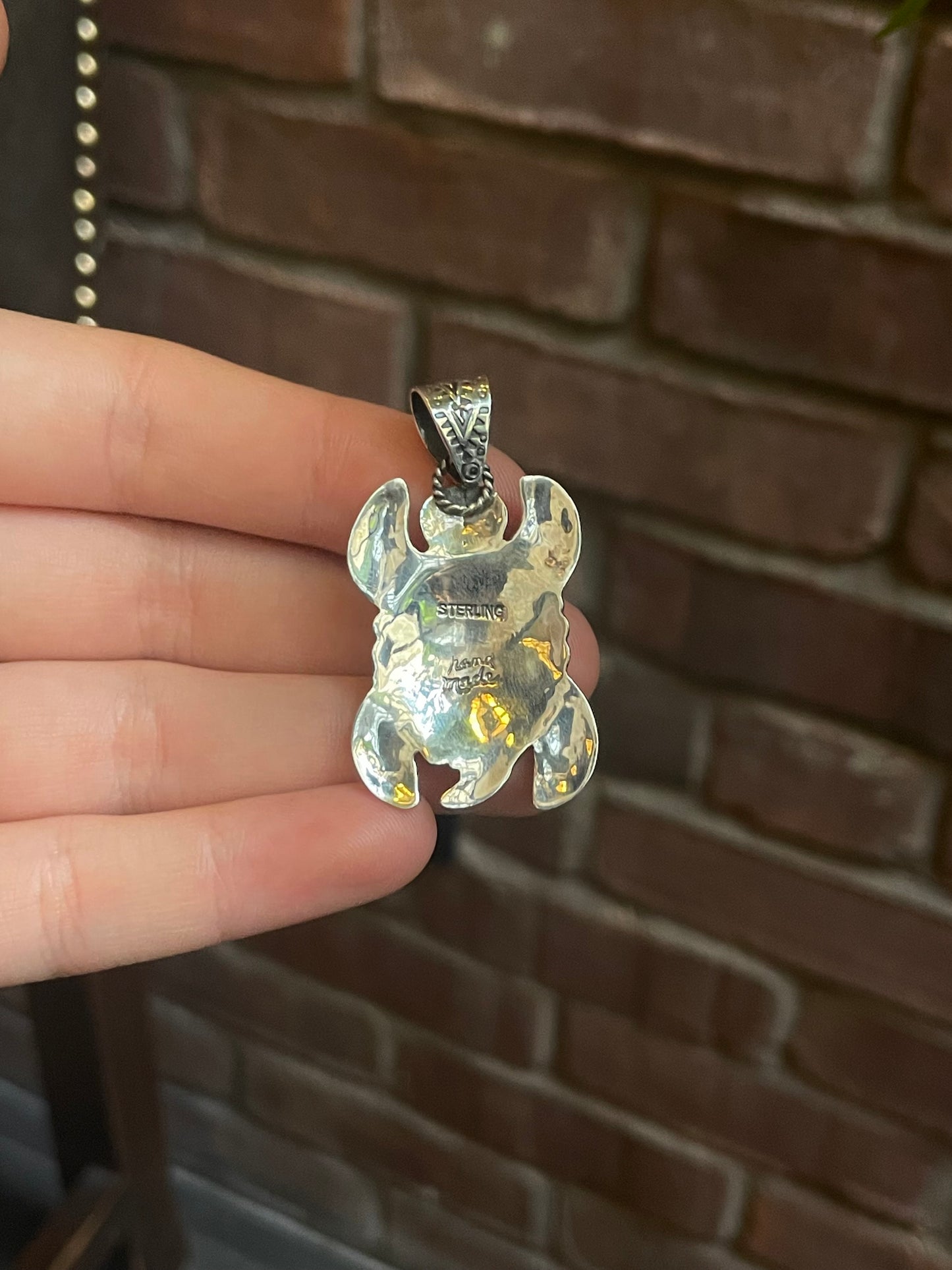 Spiny Oyster Turtle Pendant | 925 Sterling Silver C526