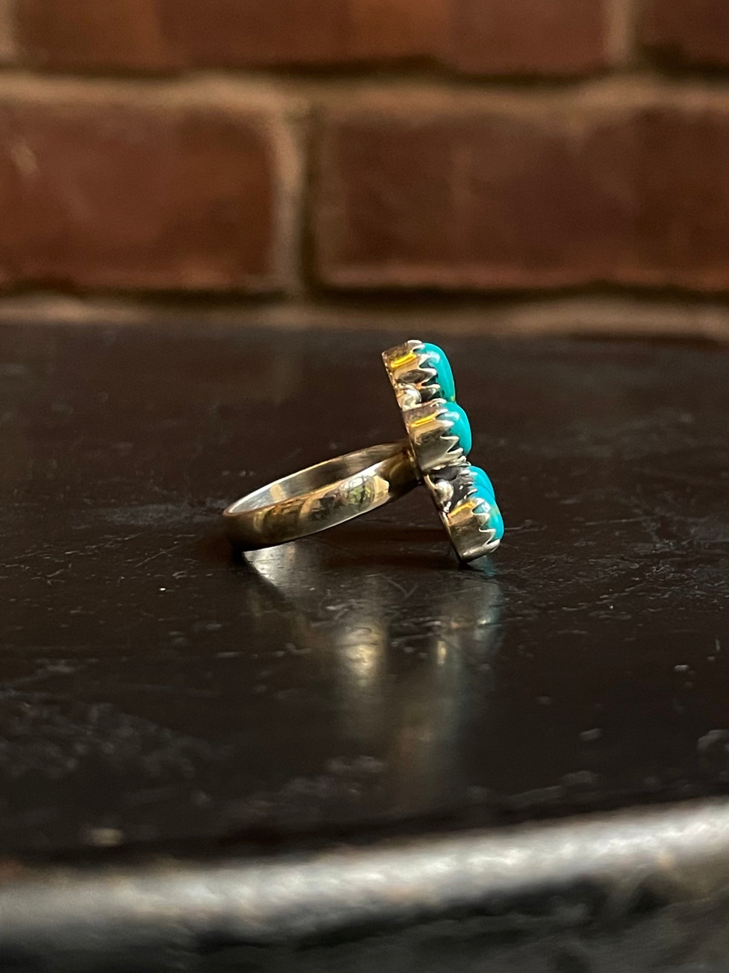 Kingman Turquoise Naja Ring Size 6.5 | 925 Sterling Silver G490