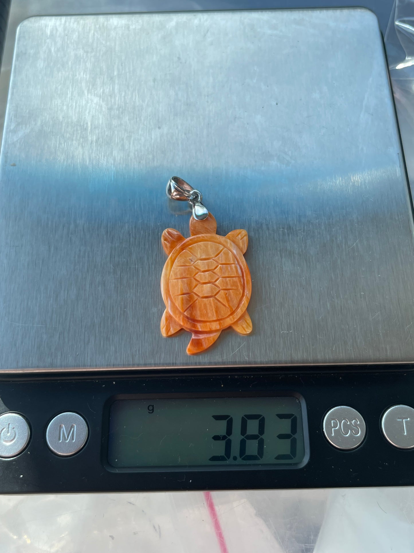 Spiny Oyster Turtle Pendant | 925 Sterling Silver B606