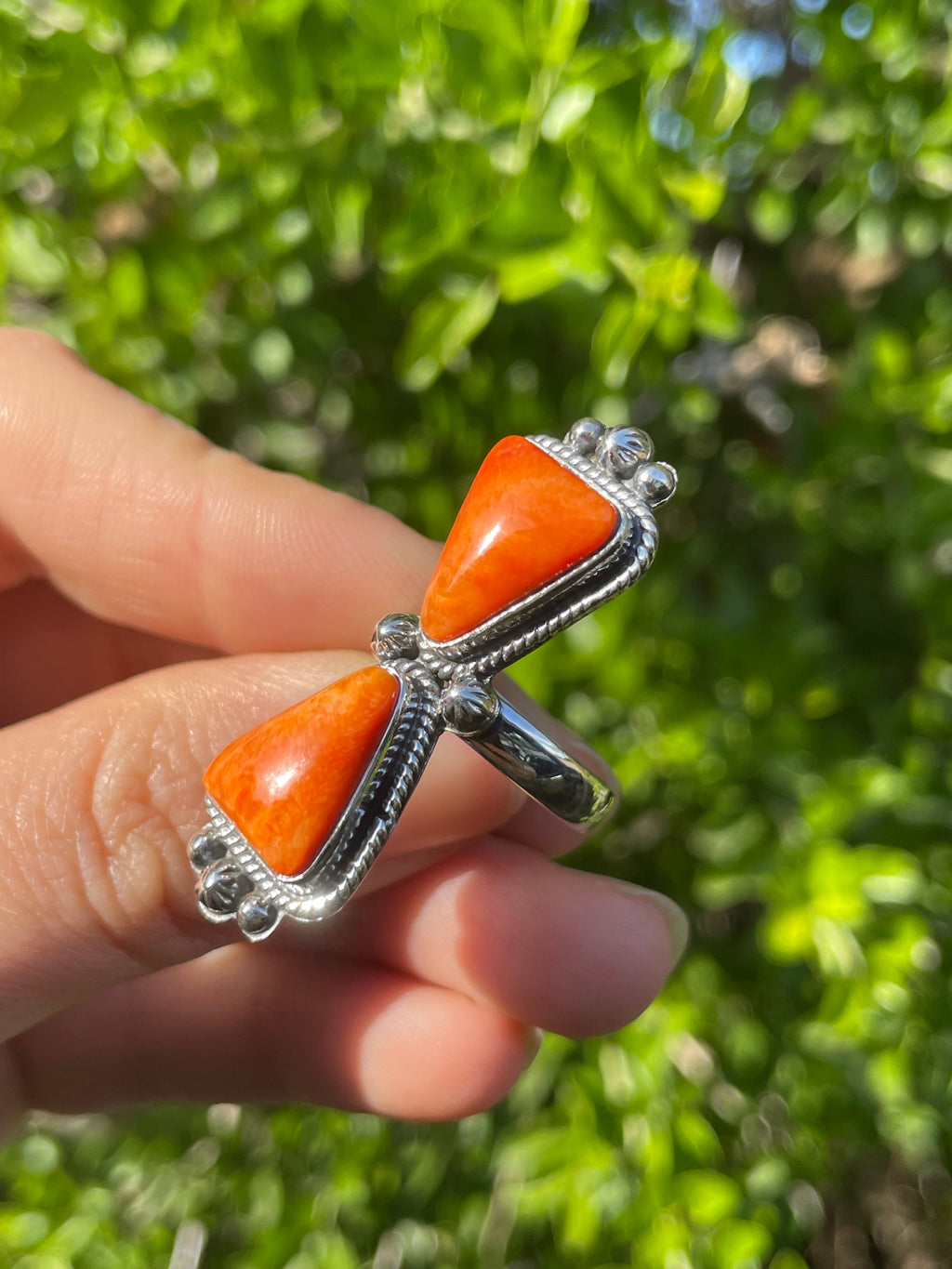 Spiny Oyster Ring Size 6.75 | 925 Sterling Silver B579