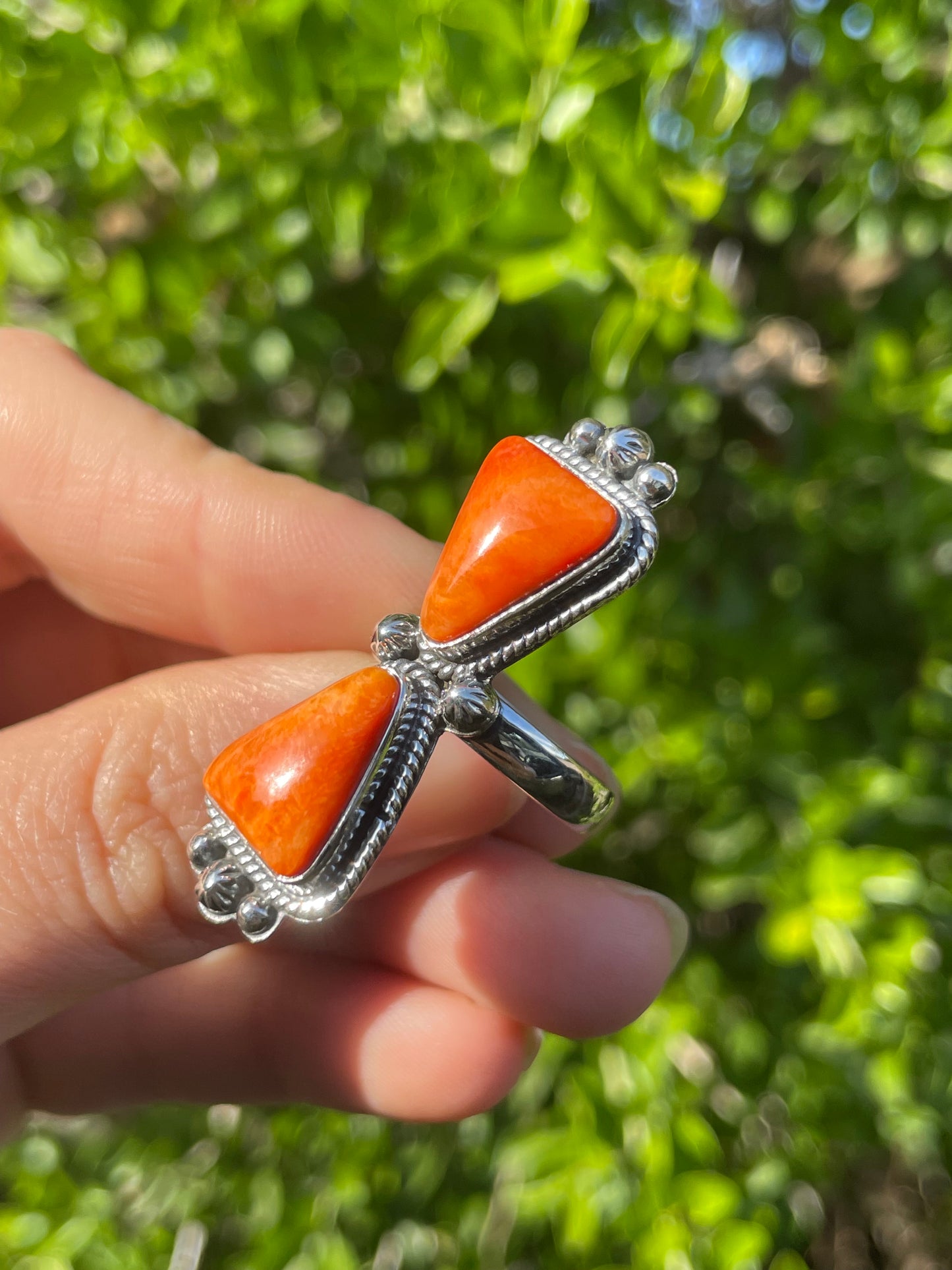 Spiny Oyster Ring Size 6.75 | 925 Sterling Silver B579