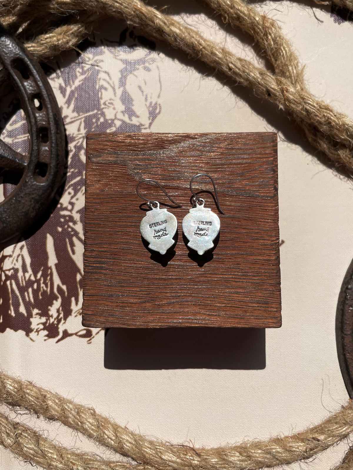 Pink Conch Heart Dangle Earrings | 925 Sterling Silver G702