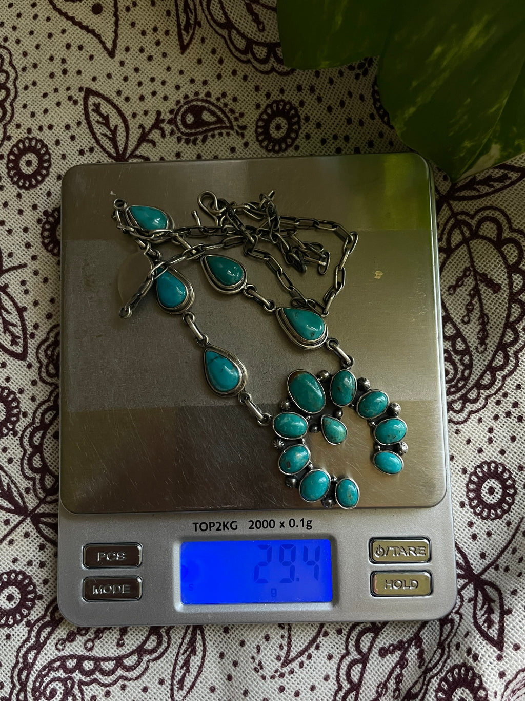 Turquoise Naja Necklace | 925 Sterling Silver D260