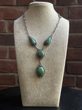 Kingman Turquoise Lariat Necklace | 925 Sterling Silver G608