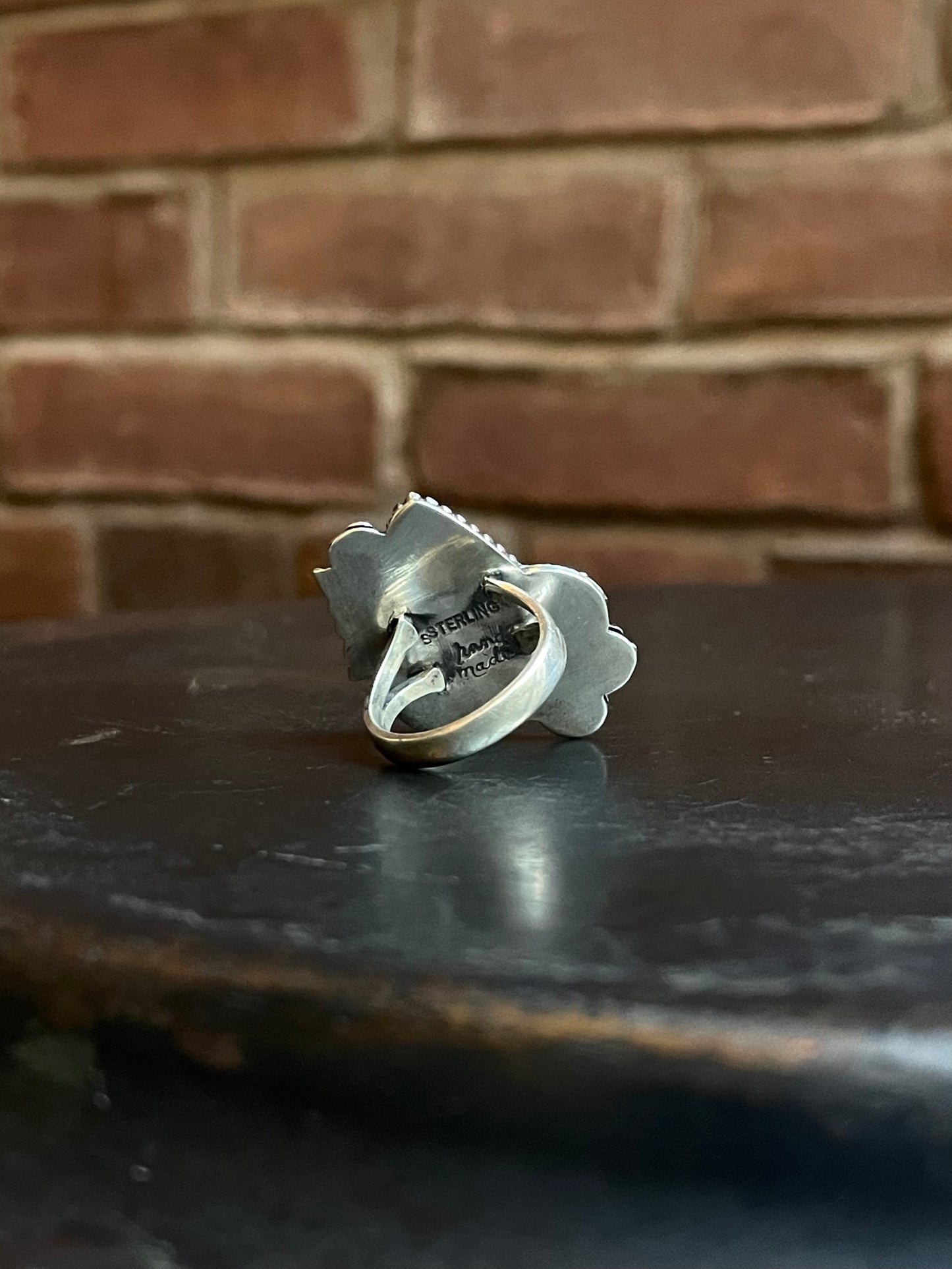 Turquoise Butterfly Ring | 925 Sterling Silver Size 6 E469