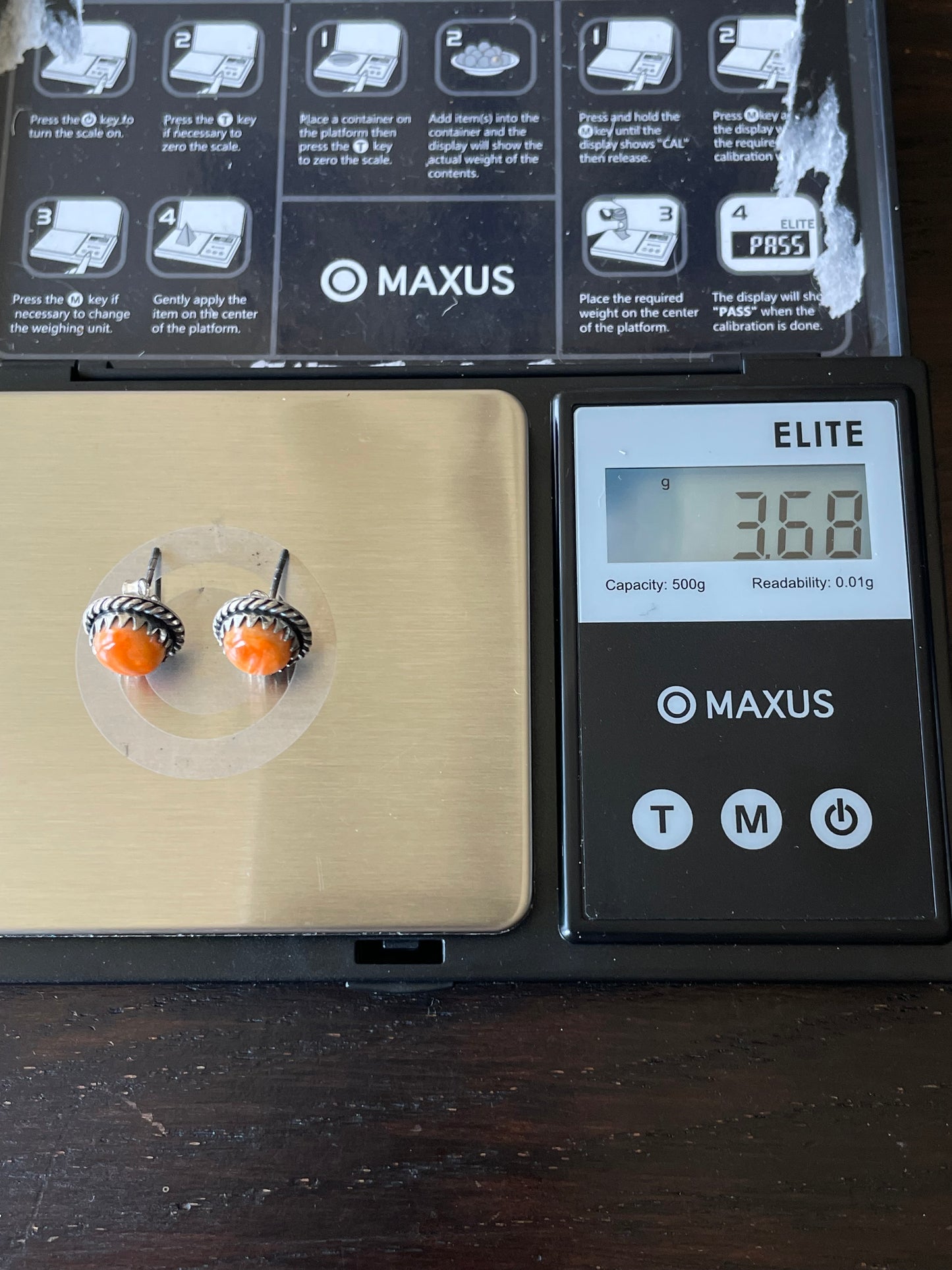Spiny Oyster Stud Earrings | 925 Sterling Silver E807