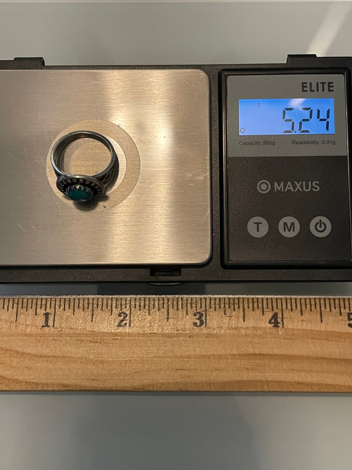 Kingman Turquoise Ring | Sterling Silver | Size 7 G369