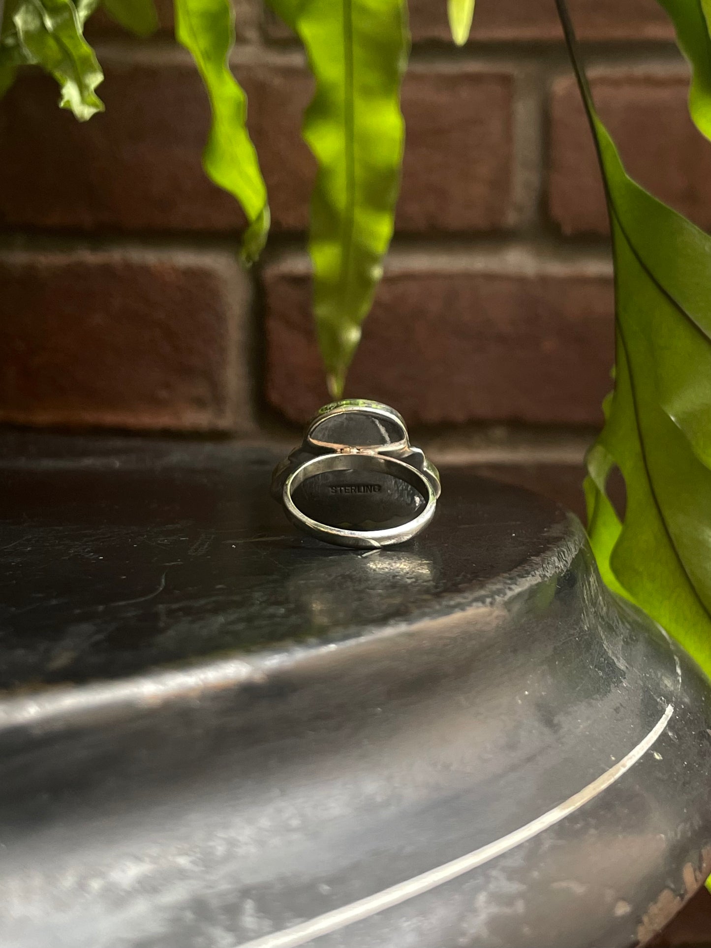 Pink Conch Paw Ring | Sterling Silver 925 Size 8.5 C701