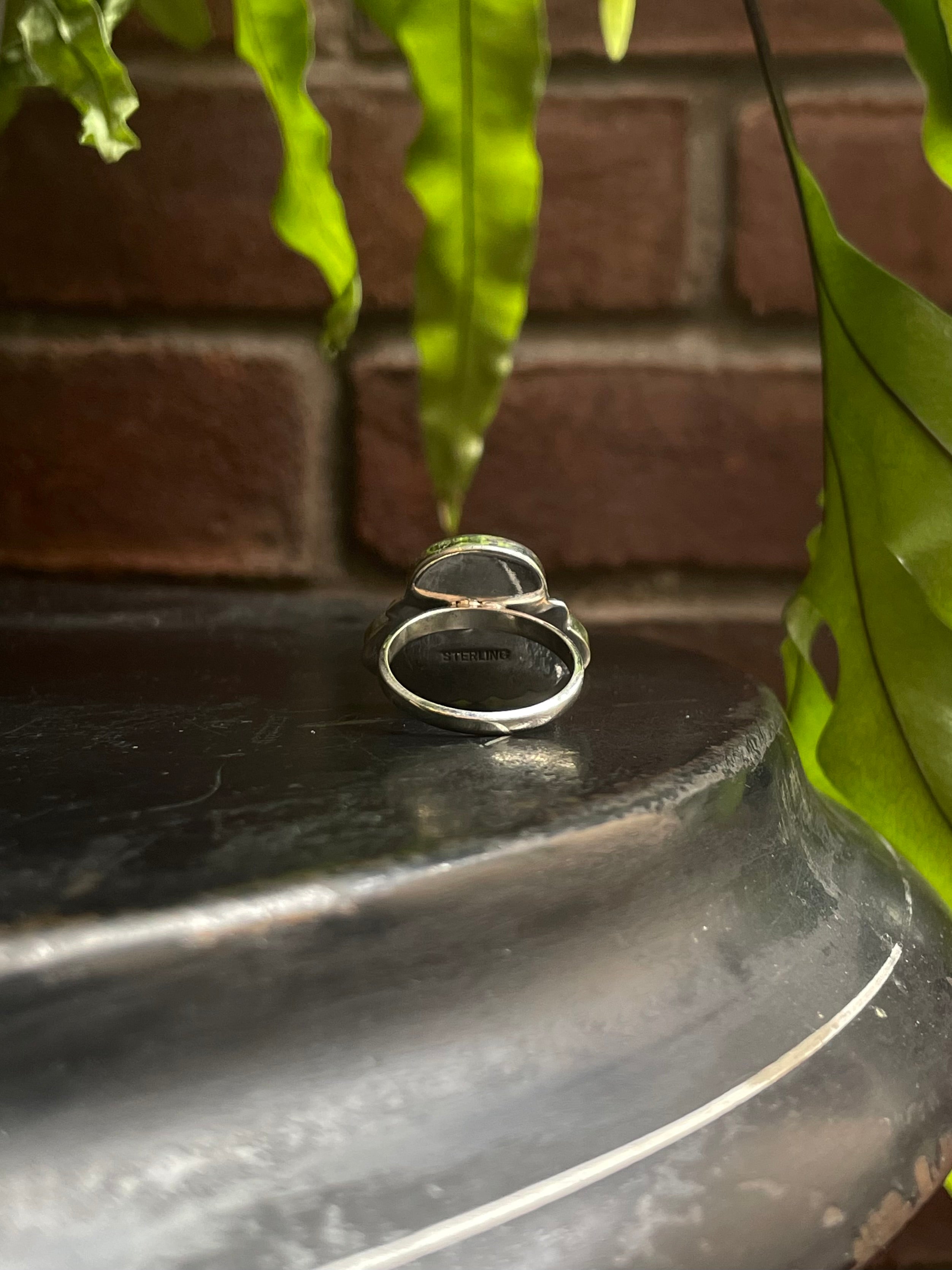 Pink Conch Paw Ring | Sterling Silver 925 Size 8.5 C701