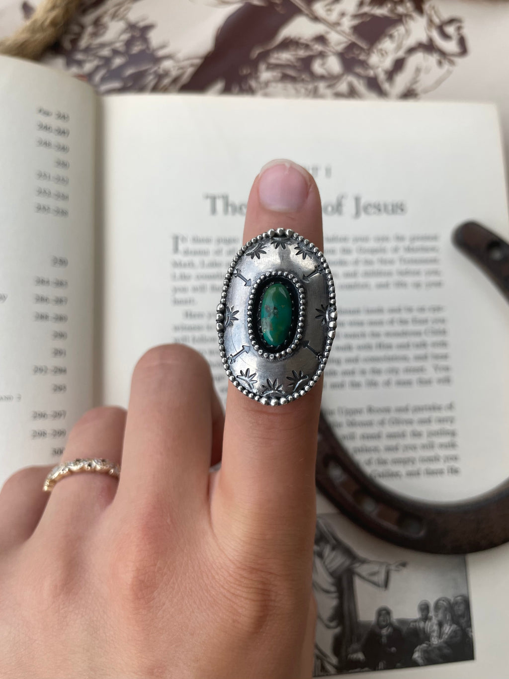 Turquoise Ring Size 8 | 925 Sterling Silver G772