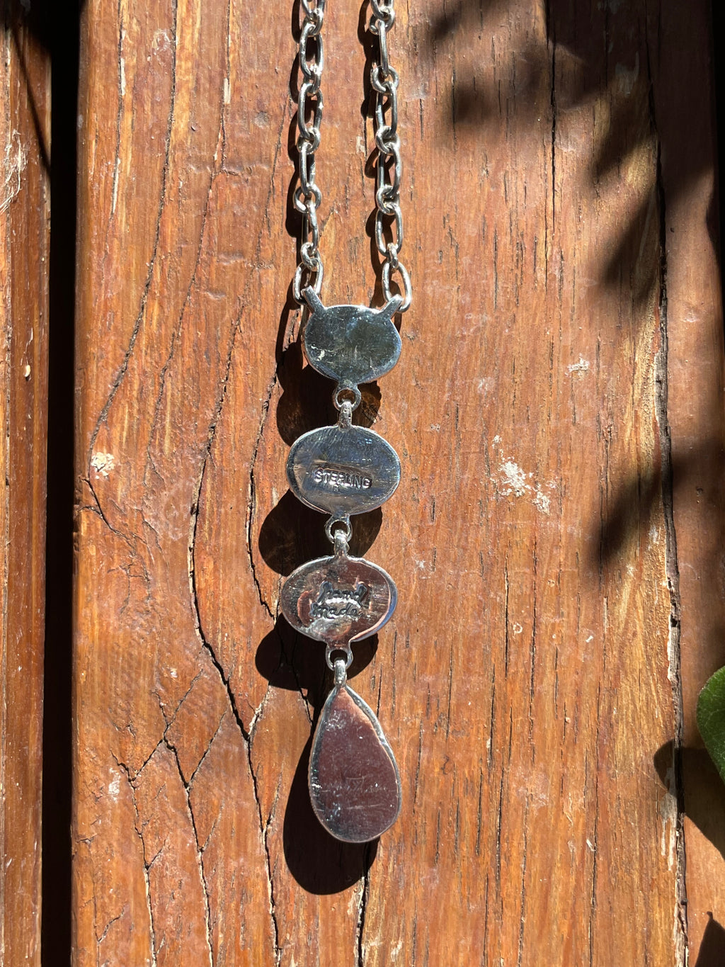 Kingman Turquoise Drop Necklace | Sterling Silver B870