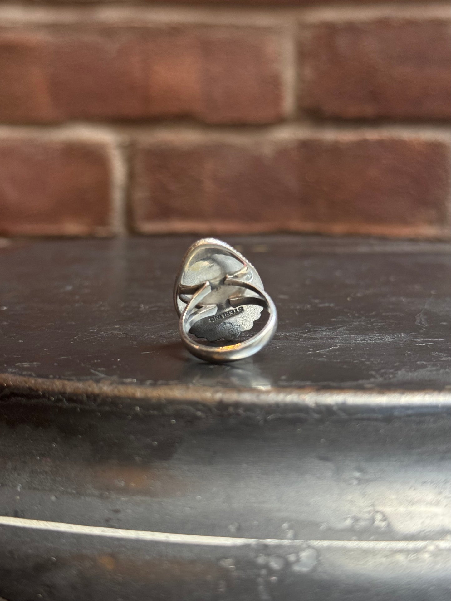 Spiny Oyster Rope Ring | 925 Sterling Silver | Size 6C210