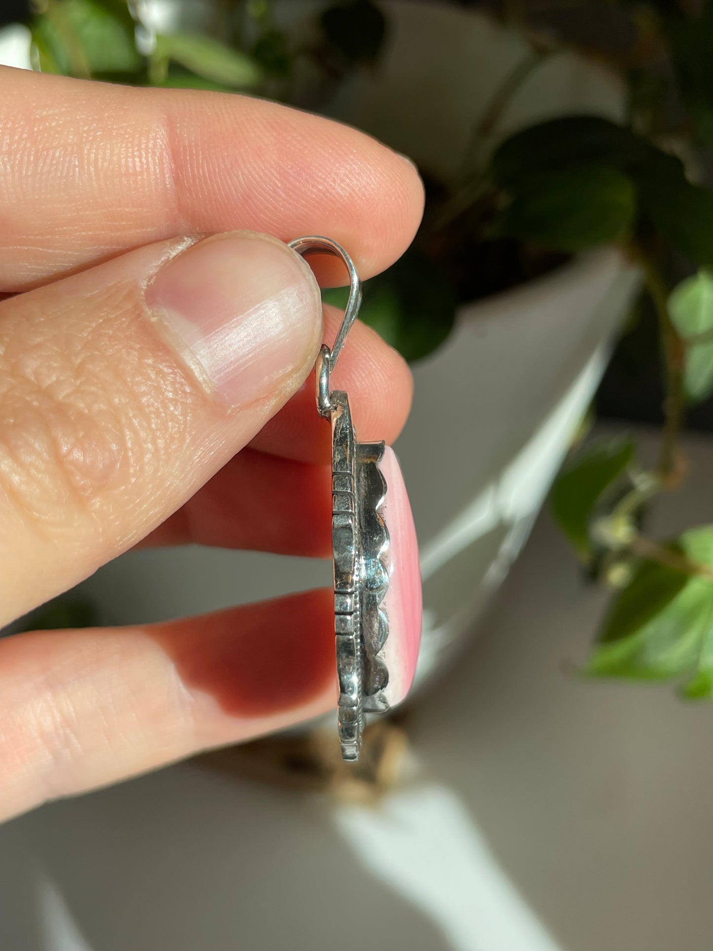 Pink Conch Pendant | Sterling Silver 925 B780