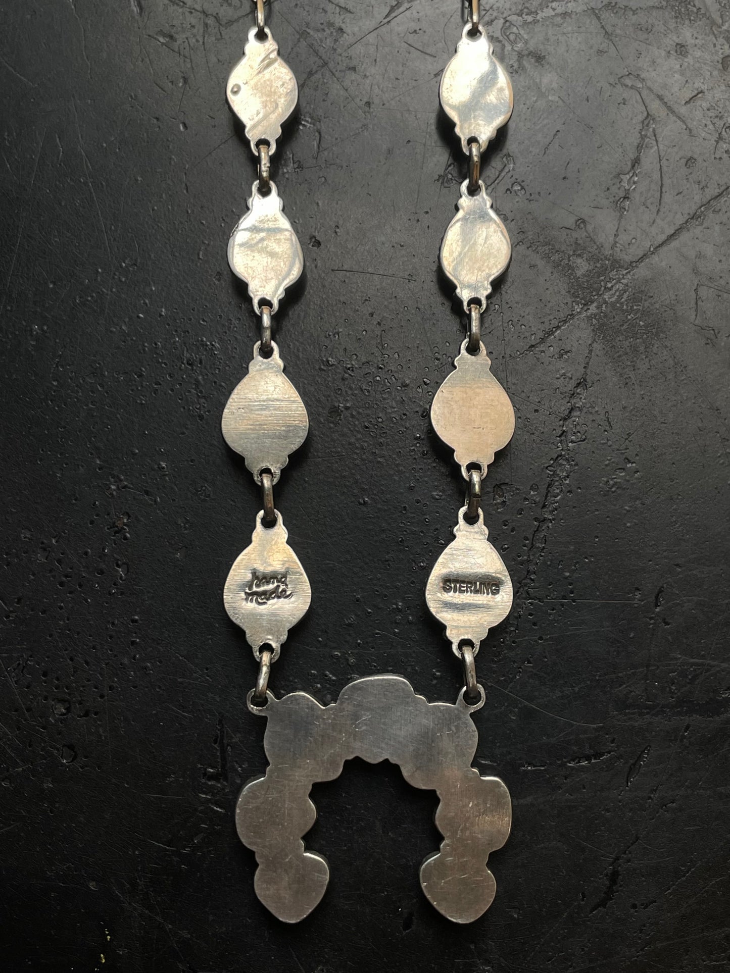 Kingman Turquoise Naja Necklace | 925 Sterling Silver G405