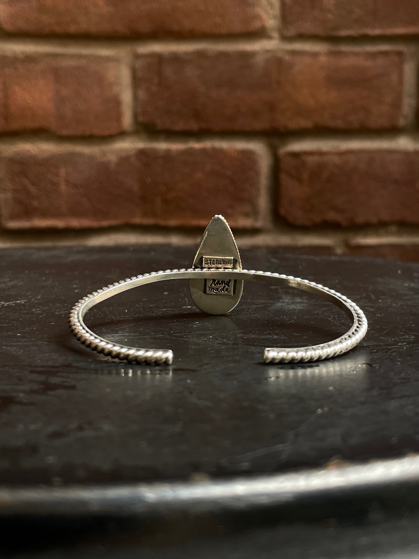 Kingman Turquoise Cuff Bracelet | 925 Sterling Silver Southwest C999