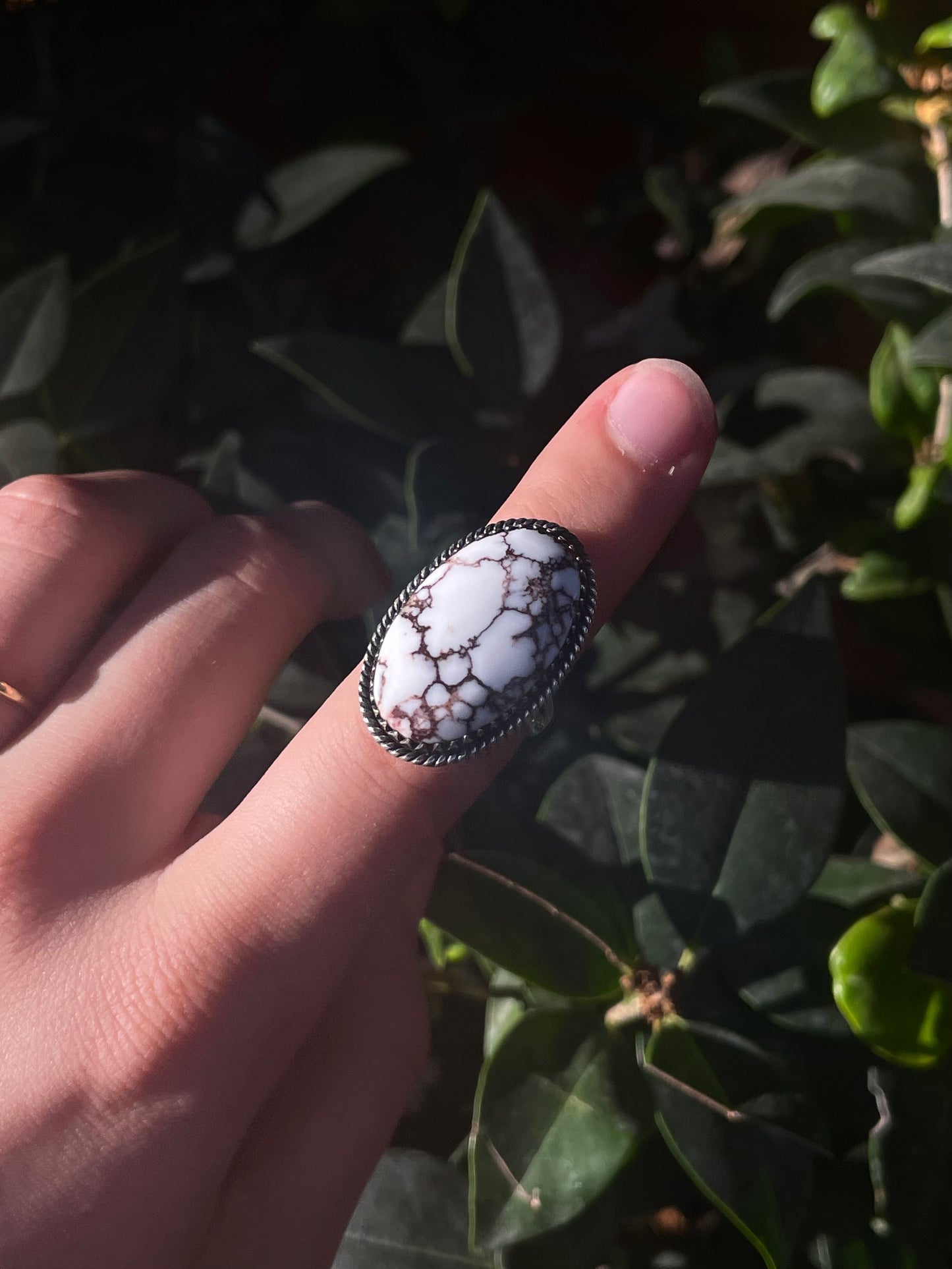 Wild Horse Ring | Sterling Silver | Handmade Size 8 C894