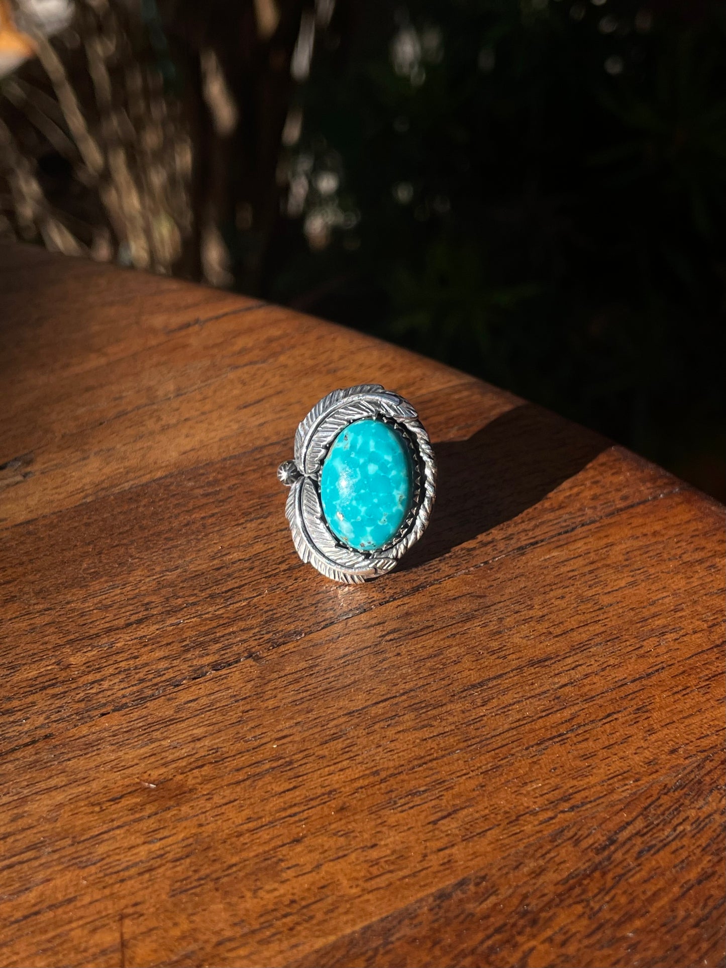 Turquoise Ring Size 8 | 925 Sterling Silver C886