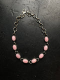 Pink Conch Link Bracelet | 925 Sterling Silver E108