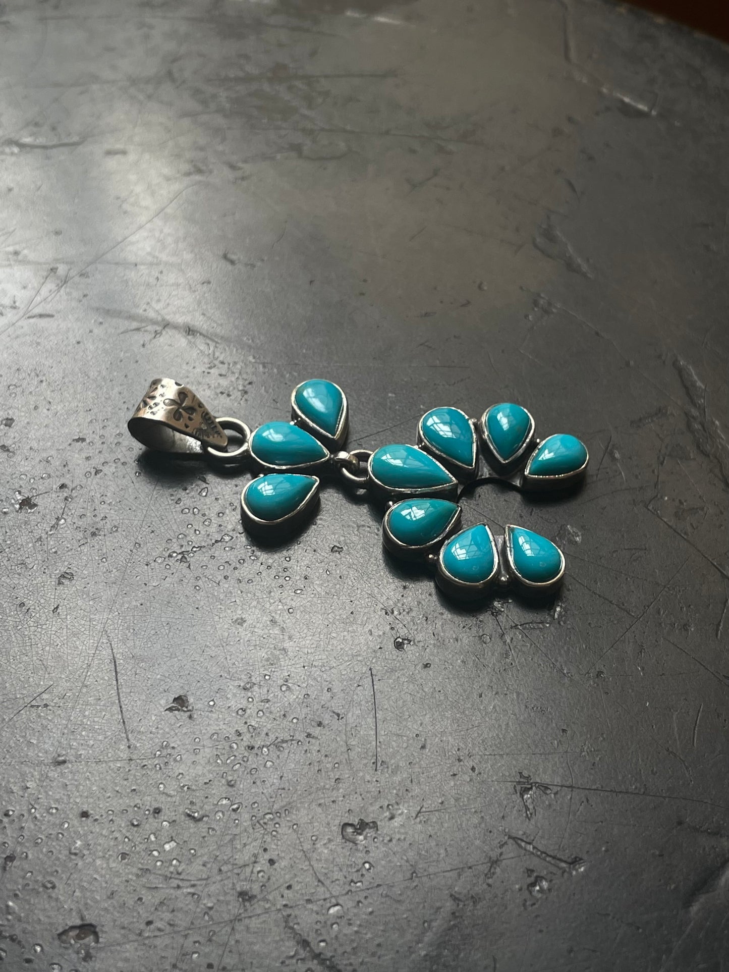 Turquoise Naja Pendant | 925 Sterling Silver E714