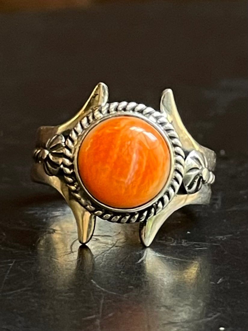Spiny Oyster Ring Size 9 | Sterling Silver E847