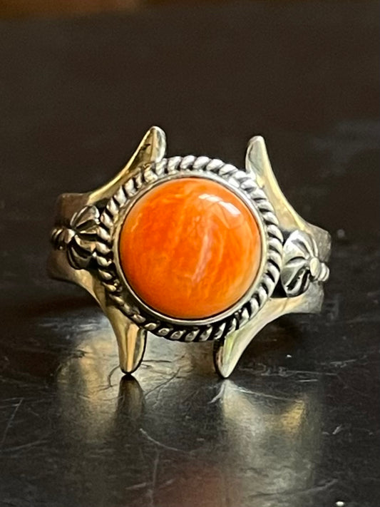 Spiny Oyster Ring Size 9 | Sterling Silver E847