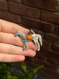 Spiny Oyster Horse Pendant | Sterling Silver C361