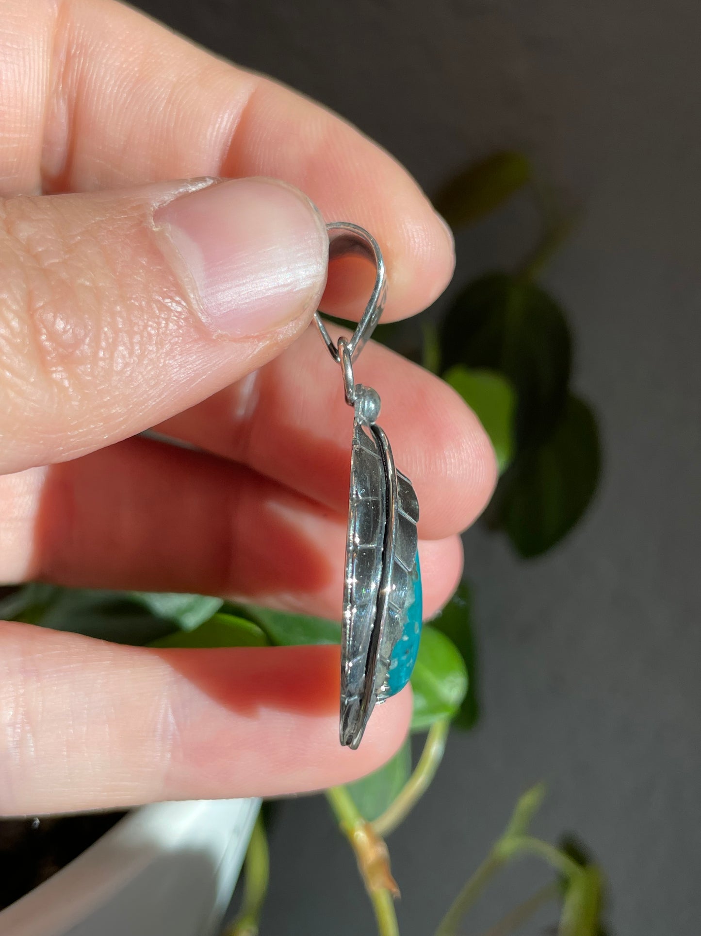Turquoise Pendant | Sterling Silver 925 B820