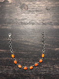 Spiny Oyster Link Bracelet | 925 Sterling Silver Southwestern Style A005