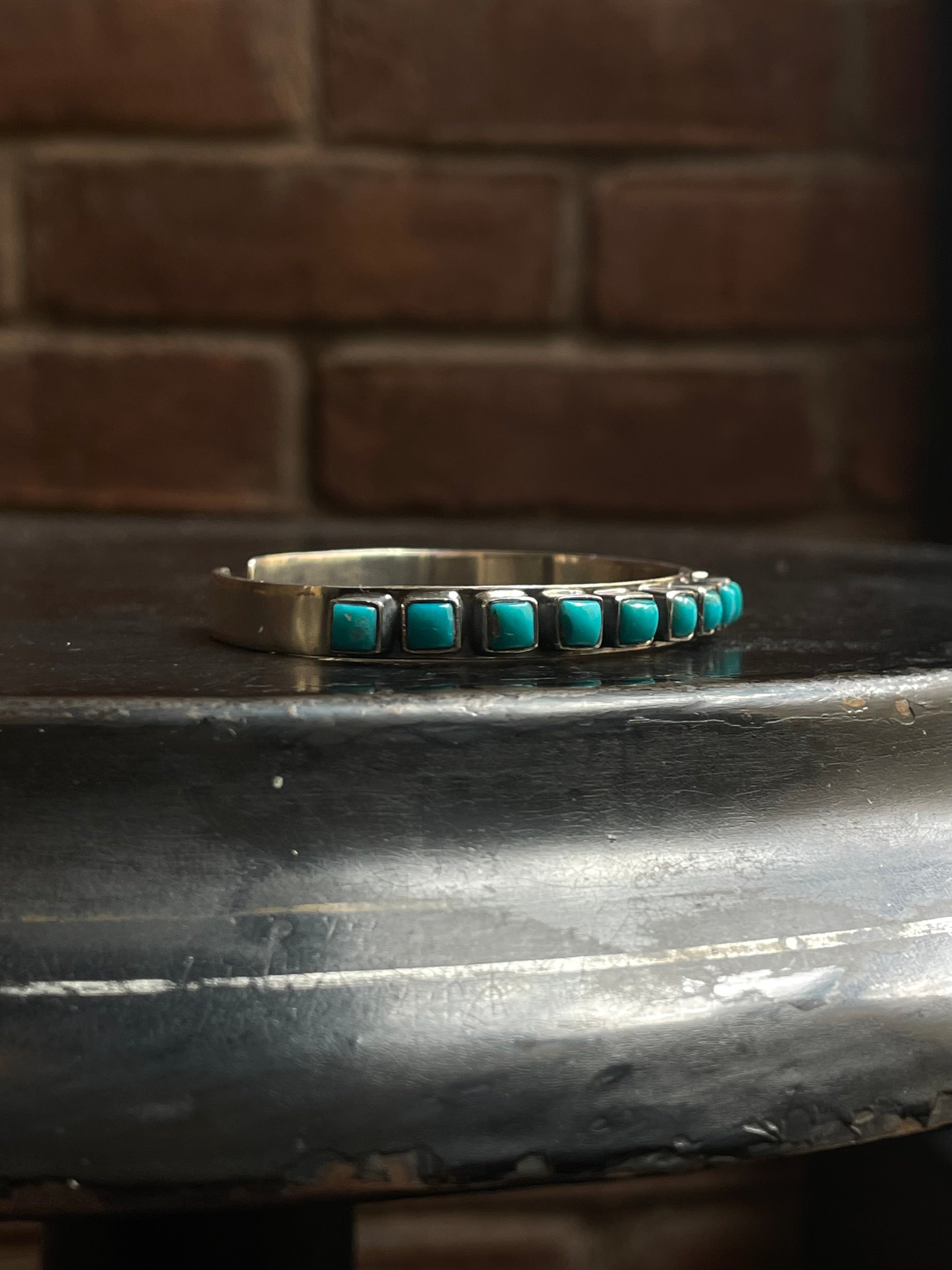 Kingman Turquoise Cuff | 925 Sterling Silver E323