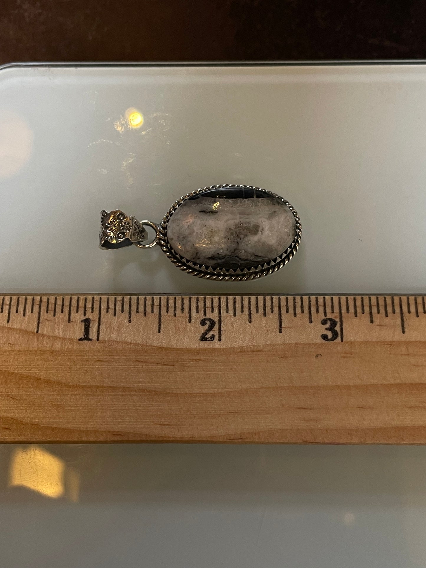 White Buffalo Pendant | Sterling Silver 925 C676