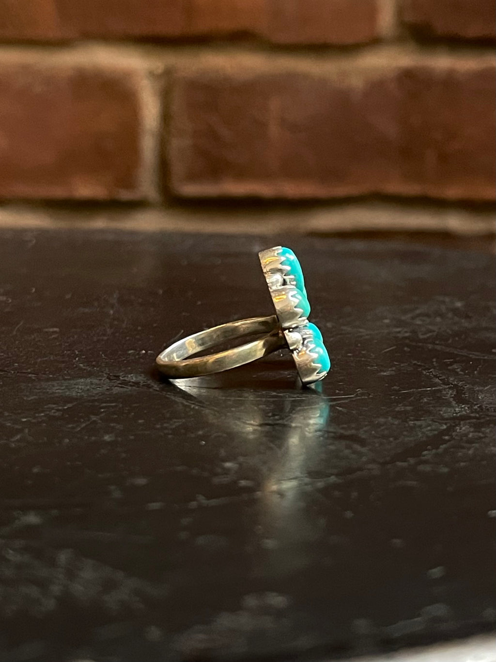 Kingman Turquoise Naja Ring Size 6.25 | 925 Sterling Silver G489
