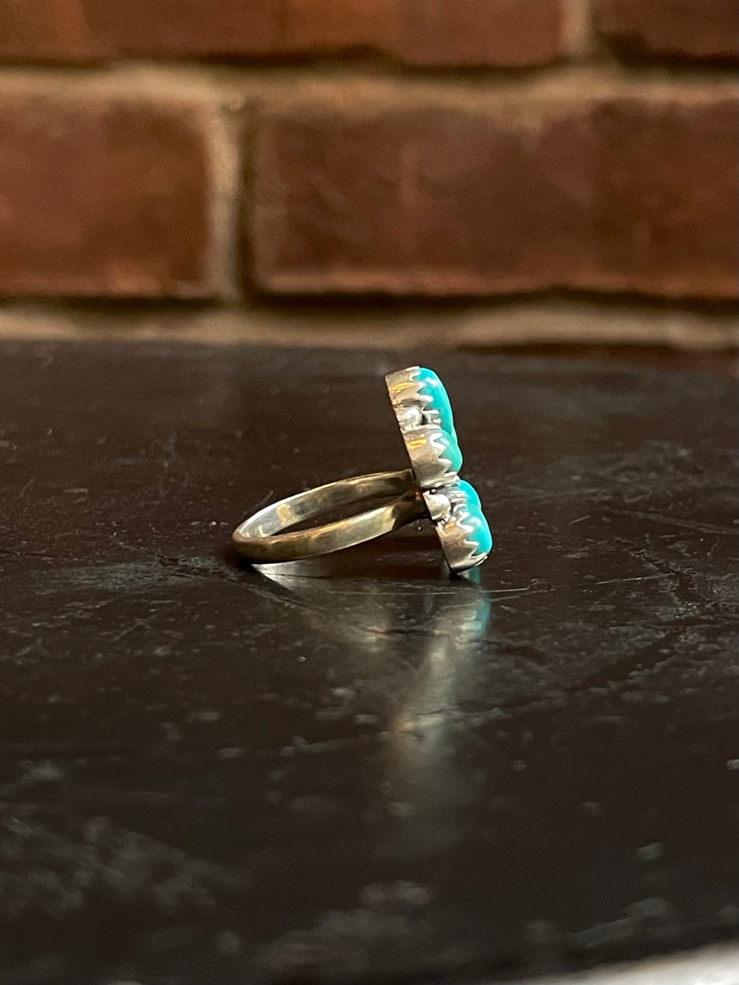 Kingman Turquoise Naja Ring Size 6.25 | 925 Sterling Silver G489
