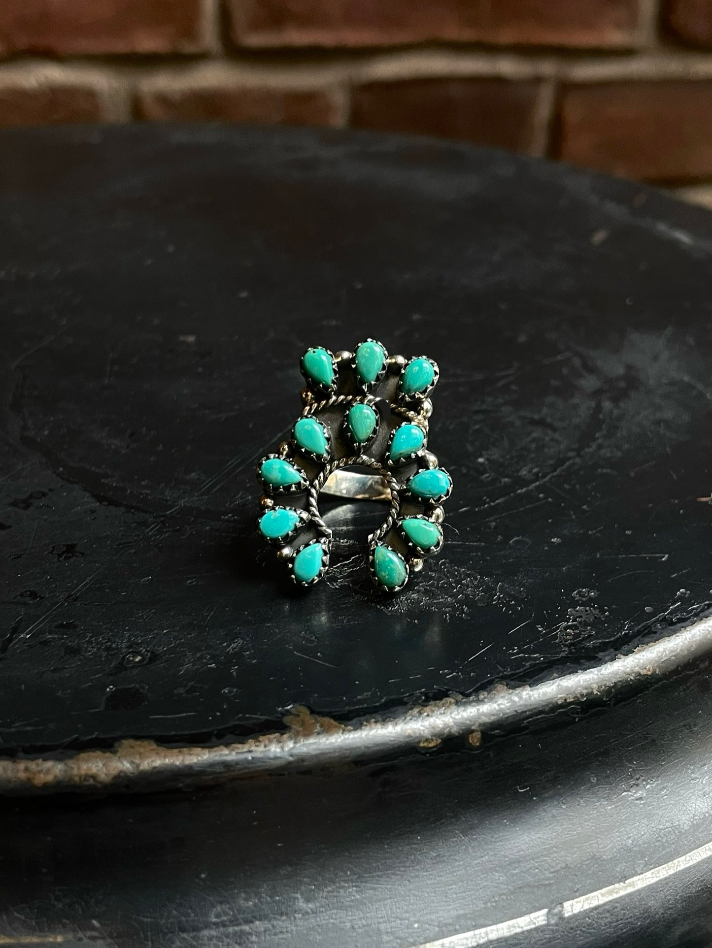 Turquoise Naja Ring Size 6.75 | 925 Sterling Silver C931