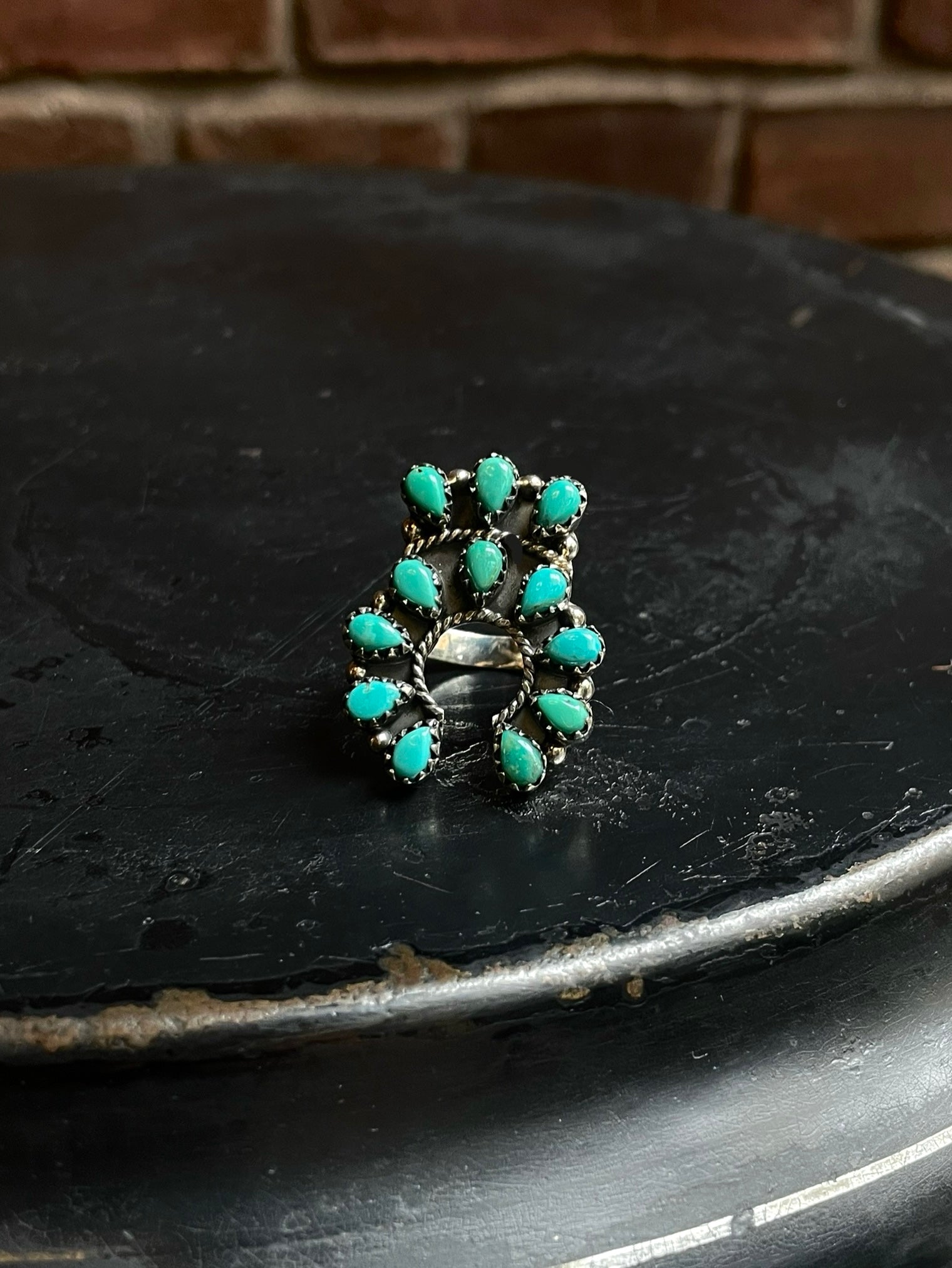 Turquoise Naja Ring Size 6.75 | 925 Sterling Silver C931