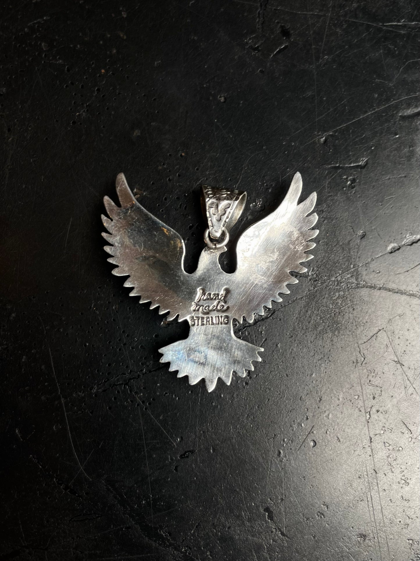 Pink Conch Bird Pendant | 925 Sterling Silver C990