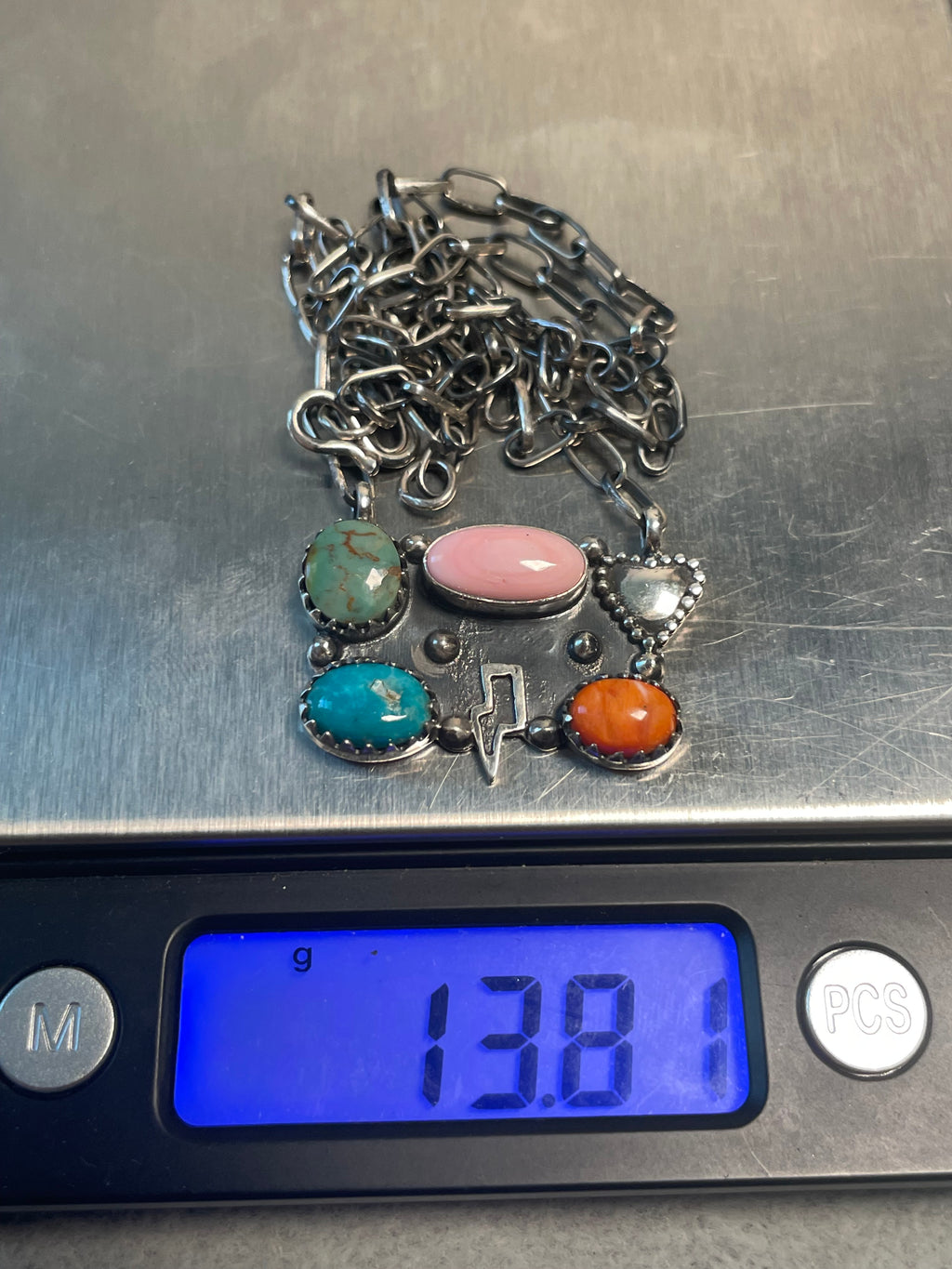 Multi-Stone Butterfly Necklace | 925 Sterling Silver D216