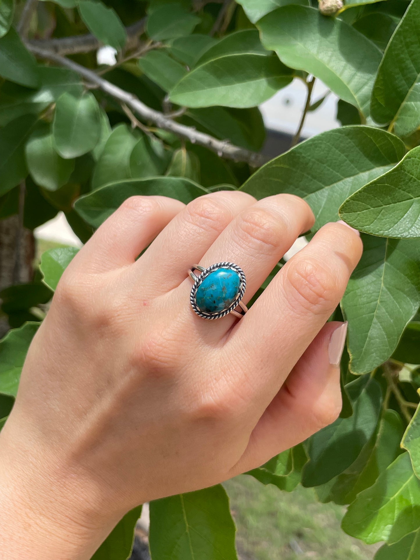 Kingman Turquoise Ring Size 9 | 925 Sterling Silver D183