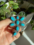 Turquoise Dragonfly Pendant | Sterling Silver 925 B794