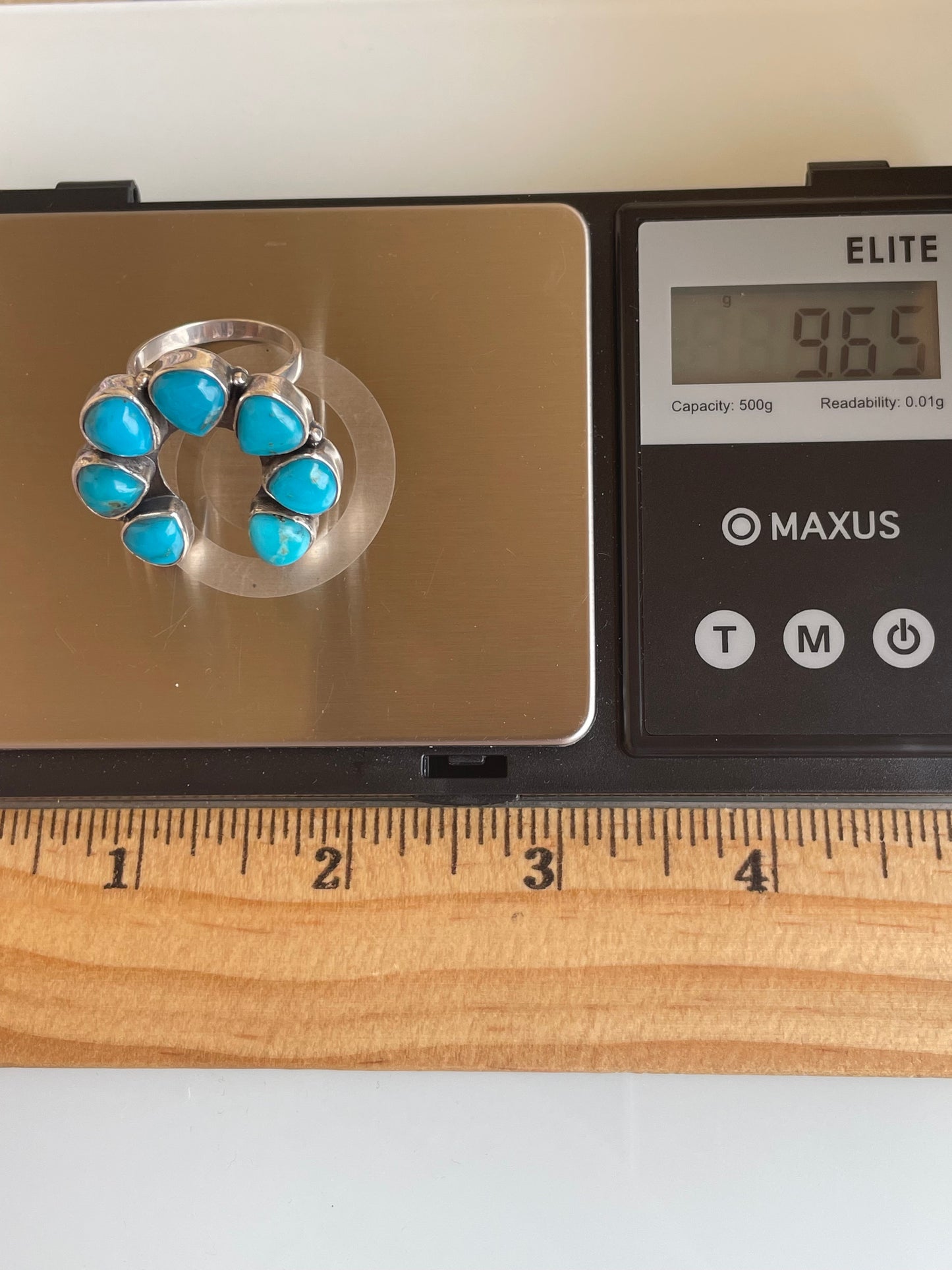 Kingman Turquoise Naja Ring Size 7 | 925 Sterling Silver G475