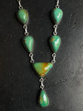 Turquoise Lariat Necklace | 925 Sterling Silver E635